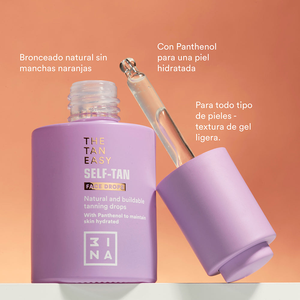 the tan easy self-tan face drops